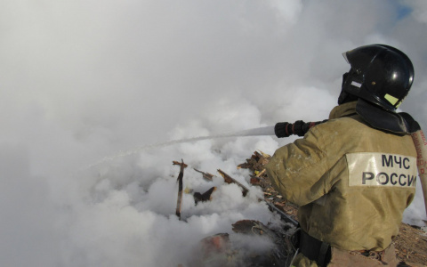 В Мордовии горел жилой дом: пострадал один человек