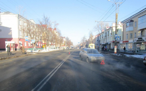 В Саранске молодой водитель отправил пешехода в больницу