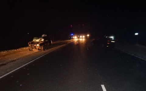 В Мордовии на трассе столкнулись две легковушки: три человека пострадали, один погиб (фото)