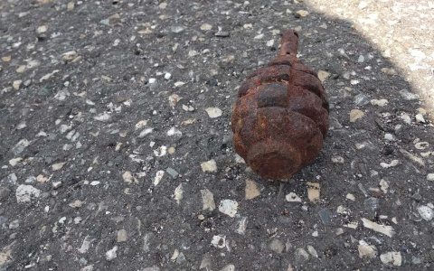 Жители Рузаевки нашли гранату Ф-1 возле одного из зданий