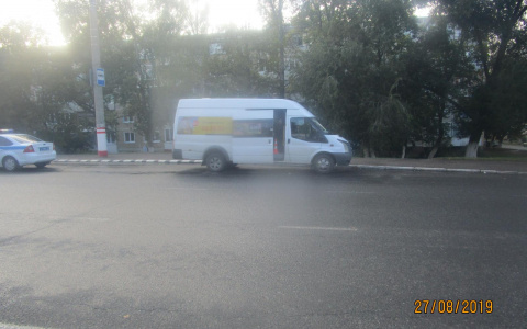 В Саранске из-за детей-нарушителей пострадала пассажирка микроавтобуса