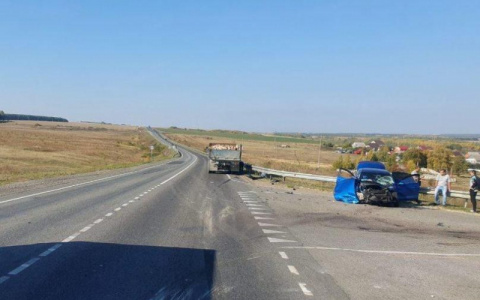Подробности ДТП в Мордовии с тремя пострадавшими: легковушка не уступила дорогу «КАМАЗу»
