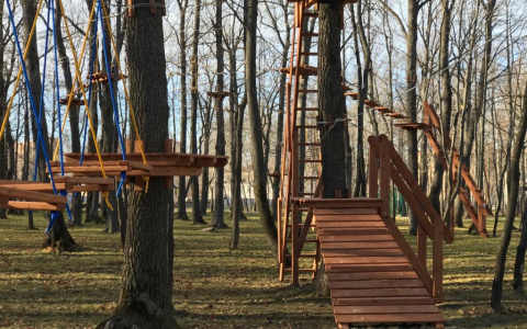 В Саранске появился «Веревочный парк»