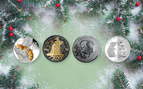 Россельхозбанк представил коллекцию новогодних монет