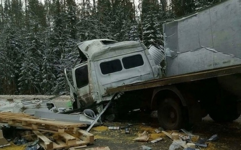 В Ивановской области «ГАЗель», следовавшая в Мордовию, столкнулась с двумя фурами