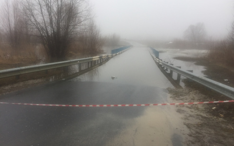 Паводок в Мордовии: 12 мостов ушли под воду