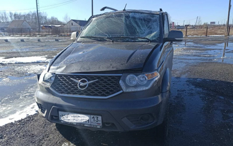 В Мордовии водитель опрокинул в кювет «УАЗ»