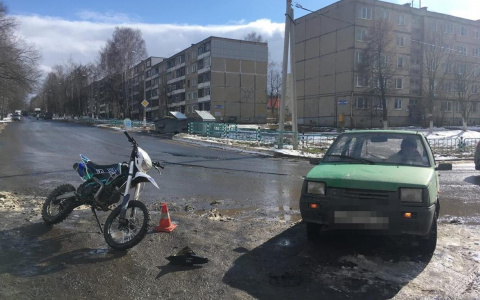 Несовершеннолетний байкер оказался в больнице после ДТП с «Окой» в Саранске