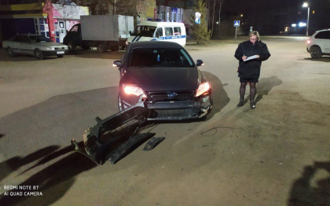 В Мордовии 16-летний мотоциклист налетел на машину