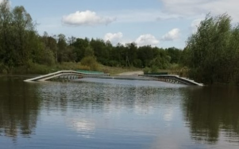 Два моста подтопило в Мордовии