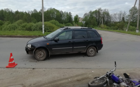 12-летний мотоциклист пострадал при столкновении с автомобилем в Мордовии