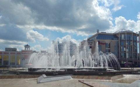 В Саранске дан старт фонтанному сезону