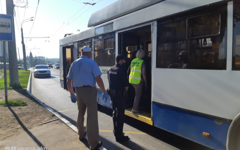 В Саранске следят за соблюдением масочно-перчаточного режима в общественном транспорте