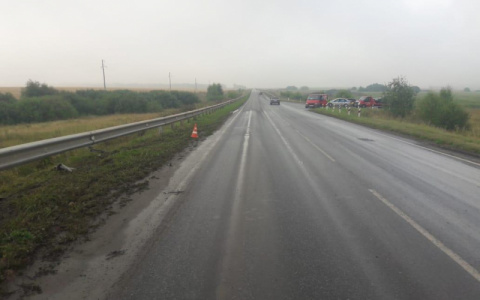 На дороге был туман: В Мордовии водитель «Форда» влетел в отбойник