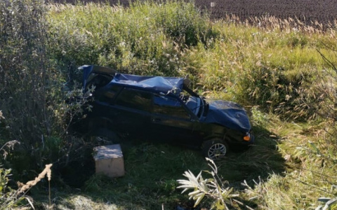 В Мордовии «ВАЗ» вылетел в кювет: водитель в тяжелом состоянии