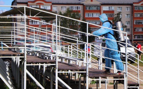 В одном из районов Мордовии проводят санитарную обработку школ и детских садов