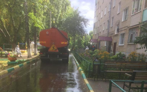 В Саранске продолжается дезинфекция городских территорий
