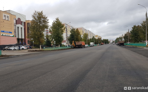 В Саранске продлено ограничение движения по проспекту 70 лет Октября