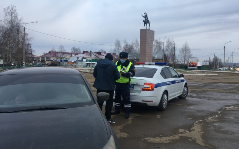 Сотрудники Госавтоинспекции ловят нарушителей в районах Мордовии