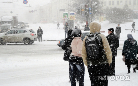 Синоптики предупредили жителей Саранска о сильном снегопаде
