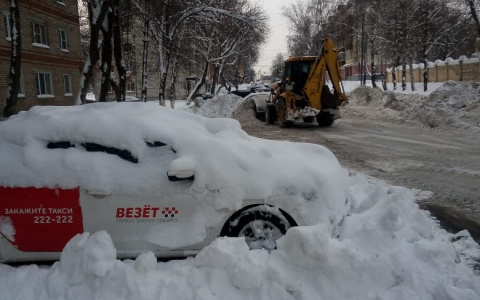 Из-за уборки снега в центре Саранска ограничат стоянку