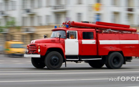 В Саранске загорелся жилой дом, пострадал человек
