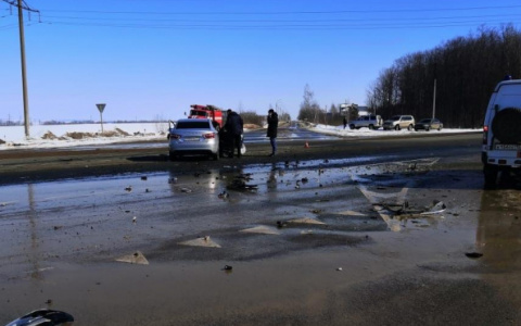 В Лямбирском районе Мордовии в ДТП с «Ладой» и «Тойотой» пострадали два человека