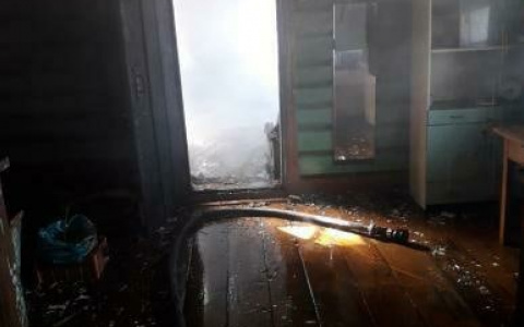 В Мордовии 43-летний мужчина погиб во время пожара в деревянном доме