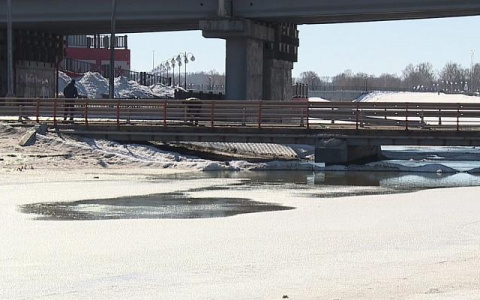 В Мордовии был подтоплен низководный мост