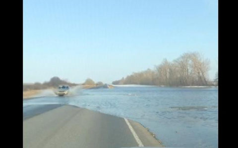 В Мордовии была затоплена дорога между Рузаевкой и Ковылкинским районом