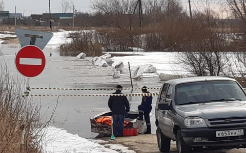 В Мордовии к 5 апреля затопило 15 низководных мостов из 19