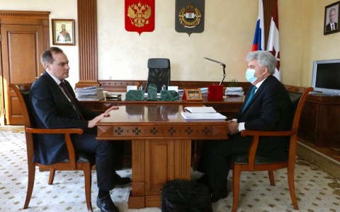 Артем Здунов провел встречу с мэром Саранска