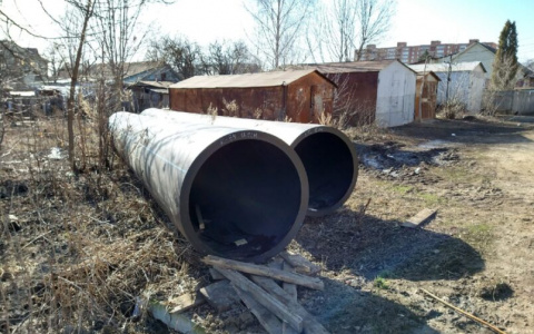 В Саранске на улице Фурманова началась реконструкция канализационного коллектора