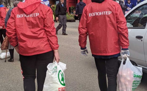 В Саранске волонтёры доставили пожилым людям продукты с ярмарки