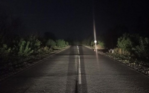 В Ковылкинском районе Мордовии иномарка вылетела в кювет и перевернулась