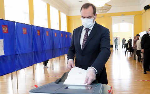 Артем Здунов на избирательном участке: «Мы выбираем пятилетнюю траекторию развития»