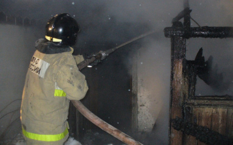 За сутки в Мордовии горели три бани