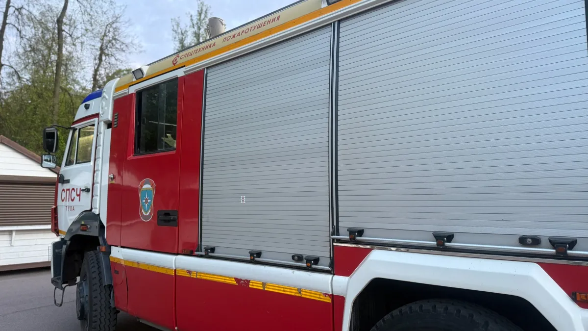 В Лямбирском районе огнеборцы устранили пожар в частном доме