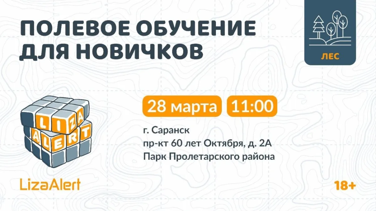 Поисковики "Лиза Алерт" научат жителей Саранска находить пропавших людей 