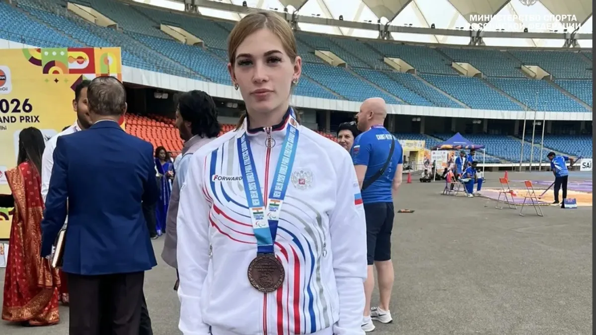 "Бронзу" из Индии привезла в Мордовию параолимпиец Регина Адушкина