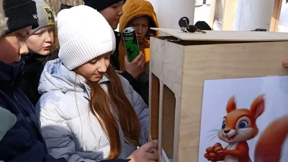 Банки в обмен на орехи: в Рузаевском парке появился экологичный фандомат