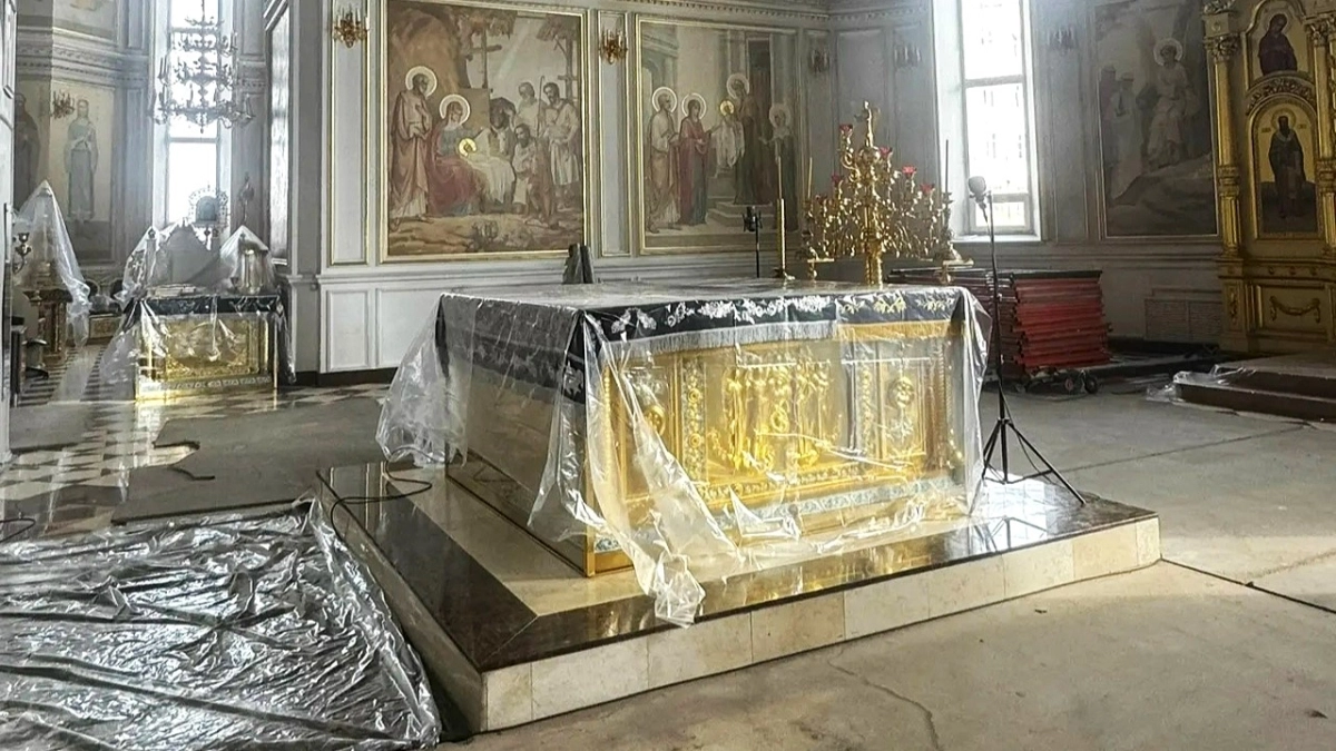 В Саранске начался ремонт алтаря в кафедральном соборе