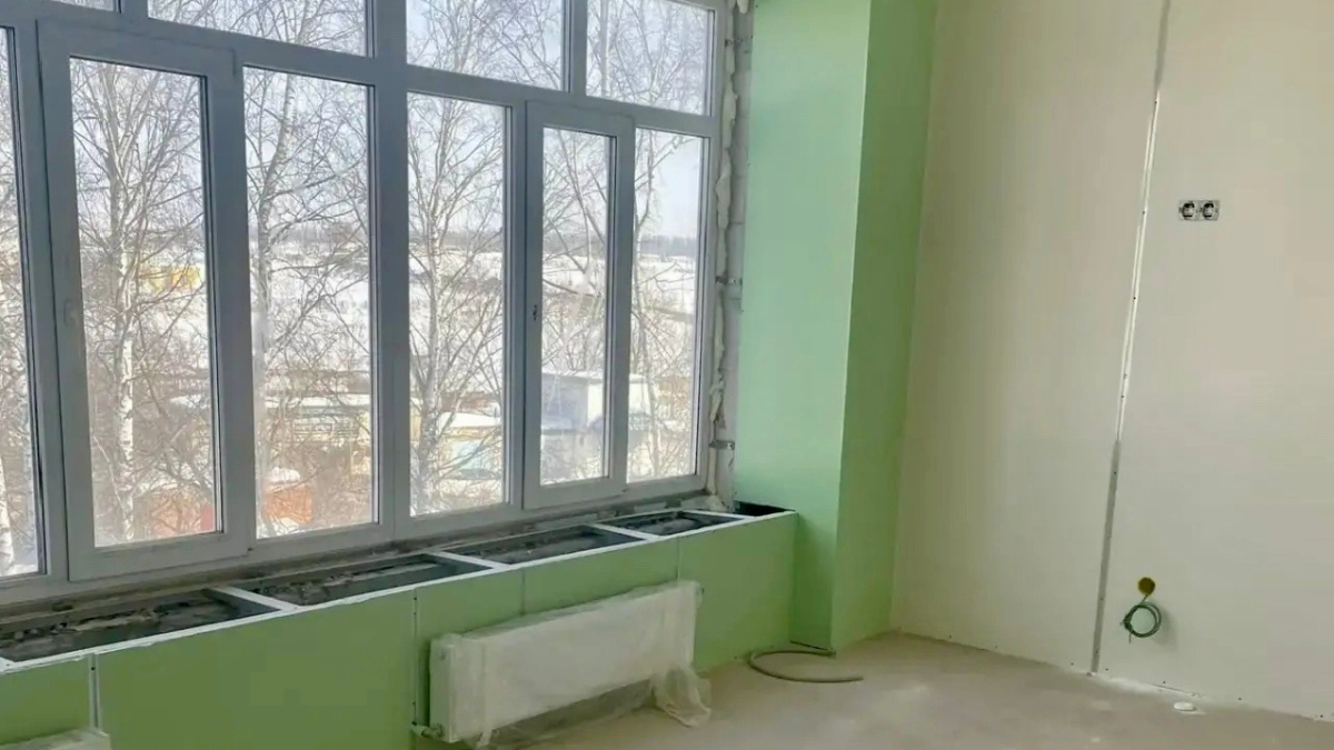 В Саранске капитальный ремонт лицея № 25 выполнен на 70 процентов