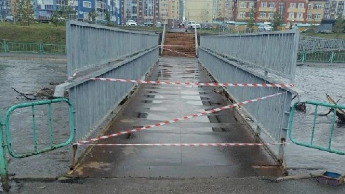 Паводок-2026: в Саранске затопило экопарк на ул. Моховая