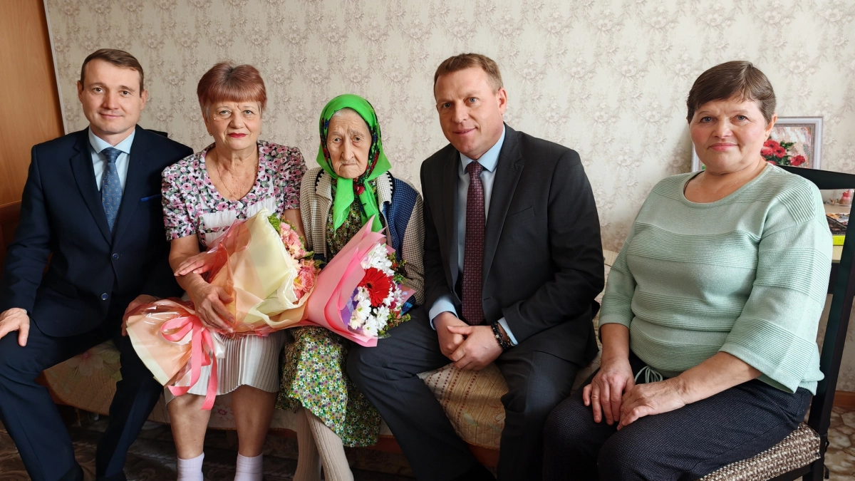 Жительницу Рузаевского района поздравили с 101-м днем рождения