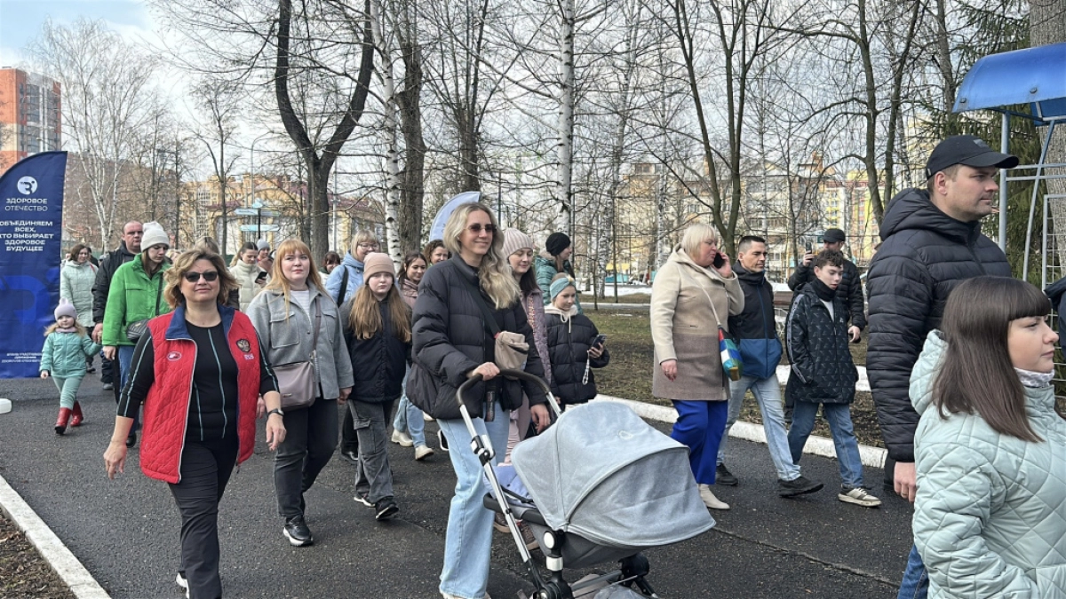В Саранске жители прошли 10 тысяч шагов к здоровой жизни