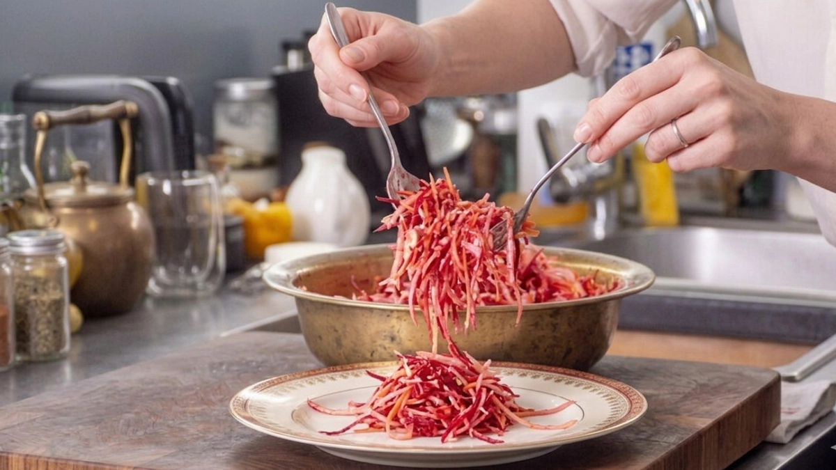 Легенда кремлёвской столовой: готовим «Хряпу» из свеклы с маринадом - делается за час и хранится неделю 