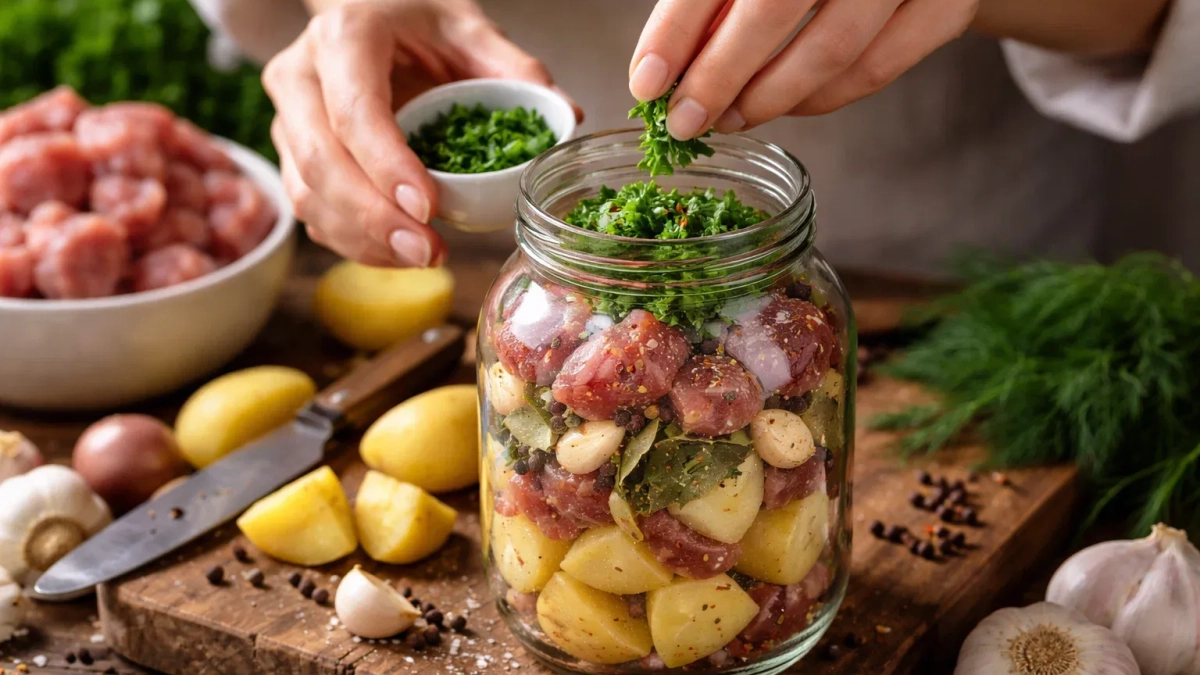 Ароматная картошка в банке: выпросила рецепт в шашлычной Адлера - съедается моментально и по вкусу лучше мяса