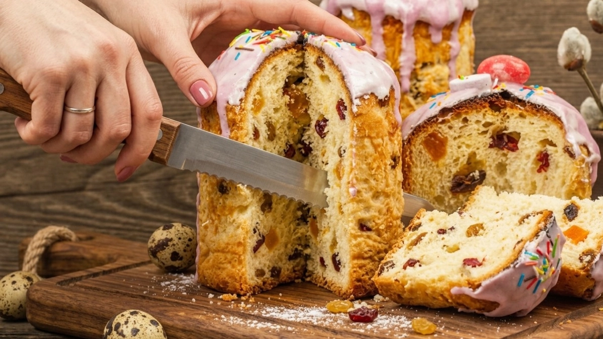 Этот рецепт кулича выпрашивают все подружки. А я просто замешиваю муку с водой — просто пеку без дрожжей, яиц и масла