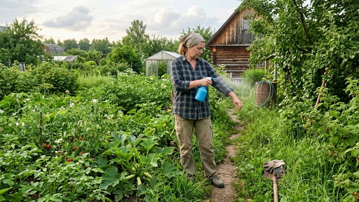 Заливаю отвар корня в пульверизатор - и пшикаю на одежду: клещи оббегают меня за километр - простой способ и без дорогущей химии 